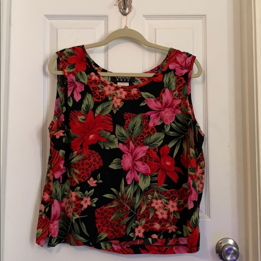 Christina Hope sleeveless top